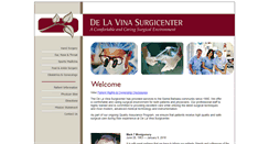 Desktop Screenshot of delavinasurgicenter.com
